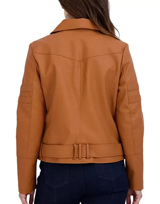 womens-brown-faux-leather-motorcycle-jacket