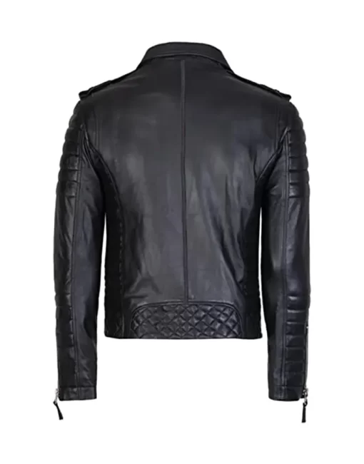 mens-black-biker-faux-leather-jacket