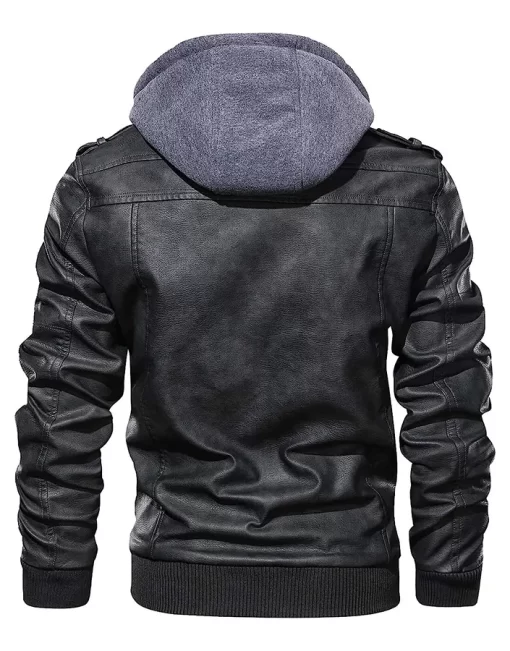 mens-black-faux-leather-jacket-with-removable-hood