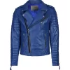 mens-blue-biker-faux-leather-jacket