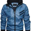 mens-blue-faux-leather-jacket-with-removable-hood