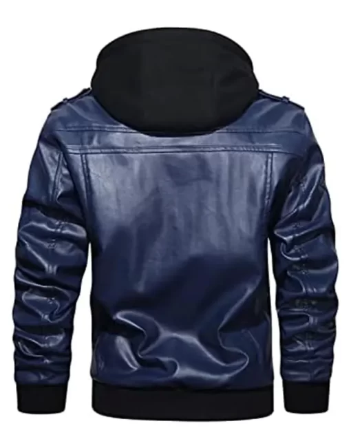 mens-blue-faux-leather-jacket-with-removable-hood
