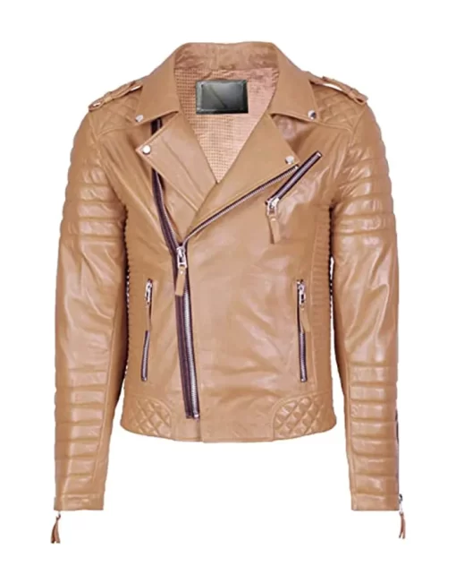 mens-camel-biker-faux-leather-jacket
