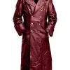 mens-double-breasted-burgundy-faux-leather-trench-coat