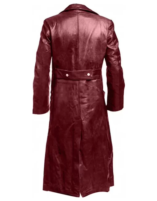 mens-double-breasted-burgundy-faux-leather-trench-coat