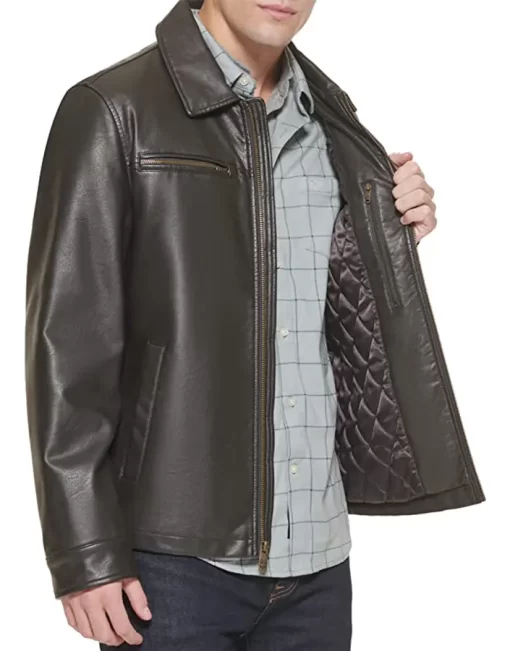 mens-grey-faux-leather-biker-jacket
