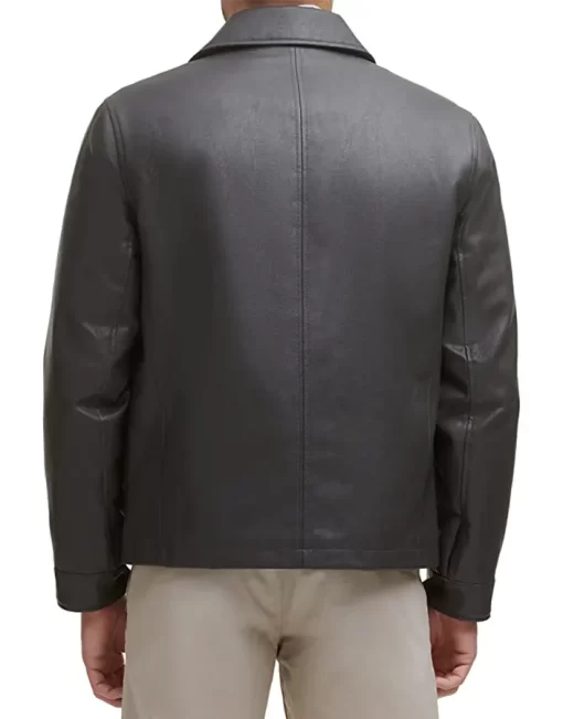 mens-grey-faux-leather-biker-jacket