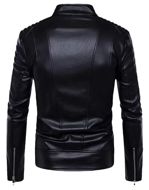 mens-slim-fit-black-faux-leather-jacket