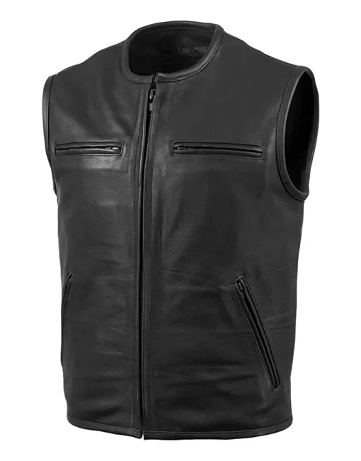 mens-standard-black-faux-leather-vest