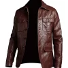 mens-trucker-brown-faux-leather-jacket