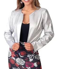 womens-cropped-silver-faux-leather-jacket