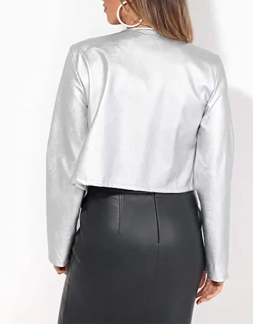womens-cropped-silver-faux-leather-jacket