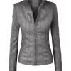 womens-grey-faux-leather-slim-fit-jacket