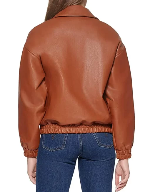 womens-oversized-brown-faux-leather-bomber-jacket