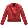 womens-red-faux-leather-biker-jacket
