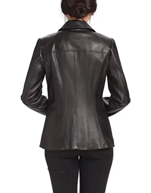 womens-shirt-collar-black-faux-leather-jacket