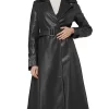 womens-single-breasted-black-faux-leather-coat