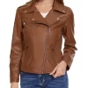 womens-vegan-dark-brown-faux-leather-jacket