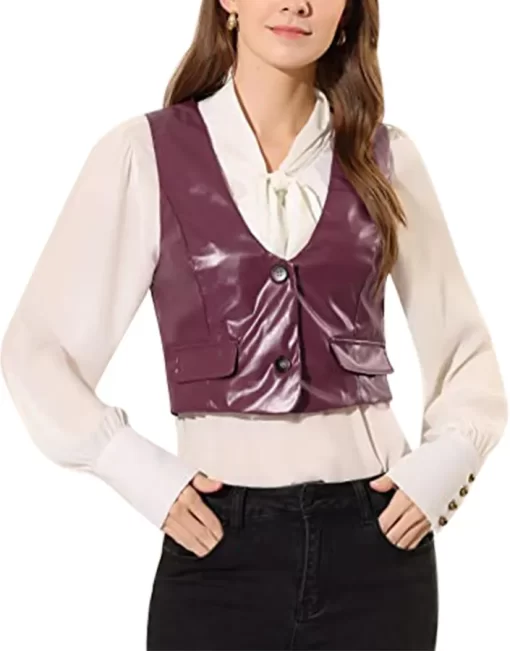 womens-versatile-racerback-burgundy-faux-leather-vests