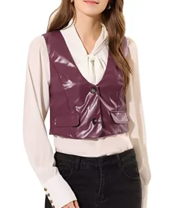 womens-versatile-racerback-burgundy-faux-leather-vests