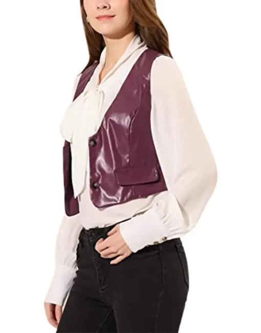womens-versatile-racerback-burgundy-faux-leather-vests
