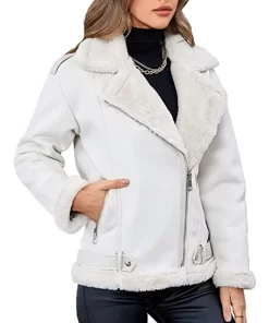 womens-white-faux-leather-shearling-jacket
