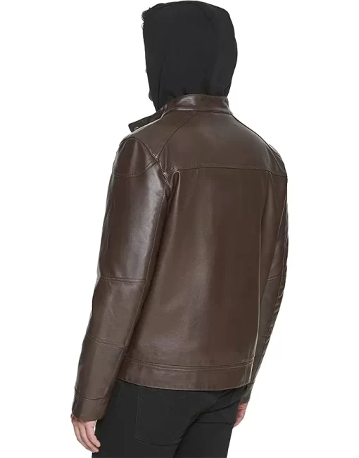 mens-brown-faux-leather-moto-jacket-with-removable-hood