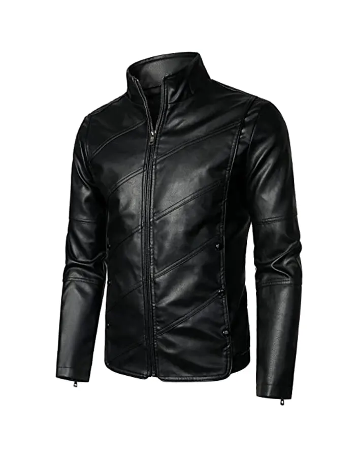 mens-fashionable-black-faux-leather-jacket-2 mens-fashionable-black-faux-leather-jacket