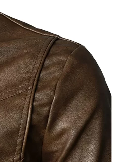 mens-fashionable-brown-faux-leather-jacket