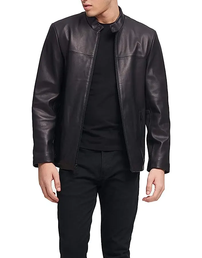 mens-modern-black-faux-leather-racer-jacket-2 mens-modern-black-faux-leather-racer-jacket