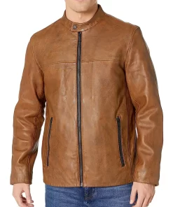 mens-modern-brown-faux-leather-racer-jacket