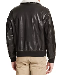 mens-sherpa-collar-dark-brown-faux-leather-bomber-jacket