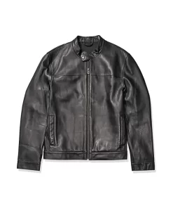 mens-snap-tab-collar-black-faux-leather-jacket