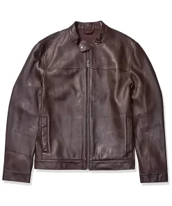 mens-snap-tab-collar-dark-brown-faux-leather-jacket