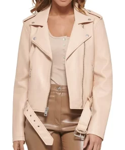 womens-beige-faux-leather-belted-motorcycle-jacket