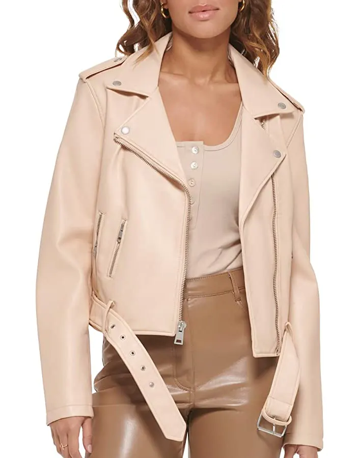 womens-beige-faux-leather-belted-motorcycle-jacket-4 womens-beige-faux-leather-belted-motorcycle-jacket