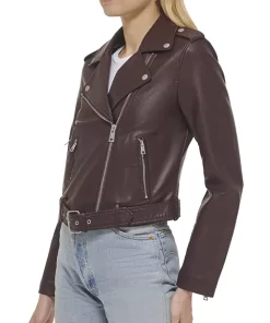 womens-belted-burgundy-faux-leather-motorcycle-jacket