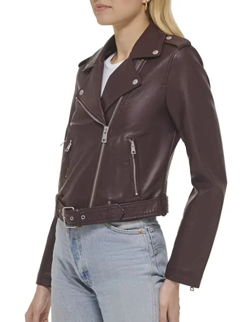 womens-belted-burgundy-faux-leather-motorcycle-jacket