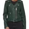 womens-belted-dark-green-faux-leather-motorcycle-jacket