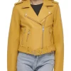 womens-belted-yellow-faux-leather-motorcycle-jacket