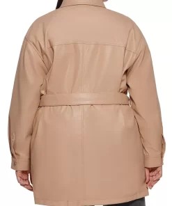 womens-biscotti-faux-leather-belted-shirt-jacket