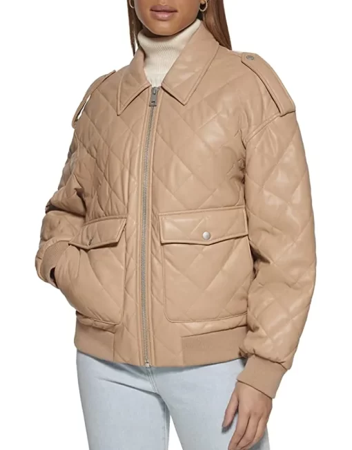 womens-biscotti-faux-leather-diamond-quilt-bomber-jacket