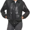 womens-black-faux-leather-dad-bomber-jacket