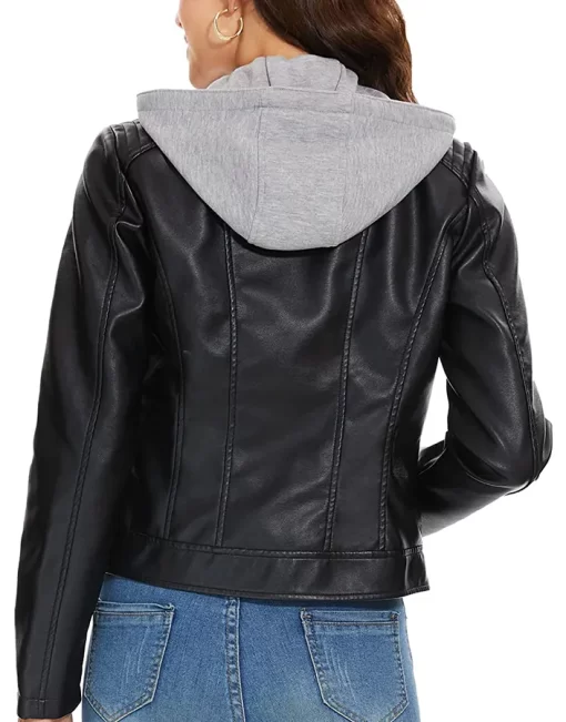 womens-black-faux-leather-hooded-motorcycle-jacket
