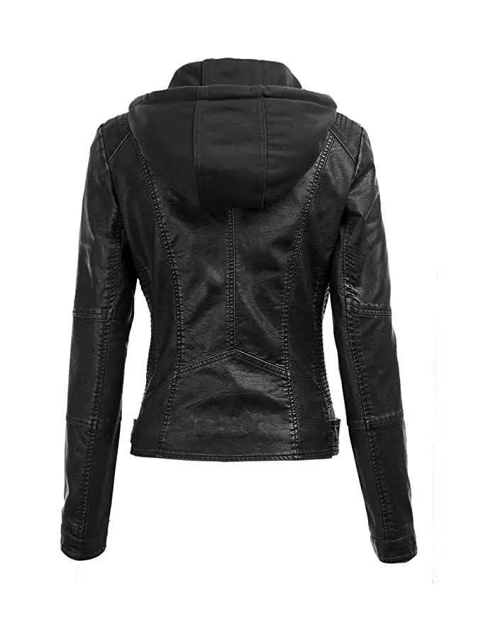 womens-black-faux-leather-motorcycle-jacket-with-removable-hood-3 womens-black-faux-leather-motorcycle-jacket-with-removable-hood