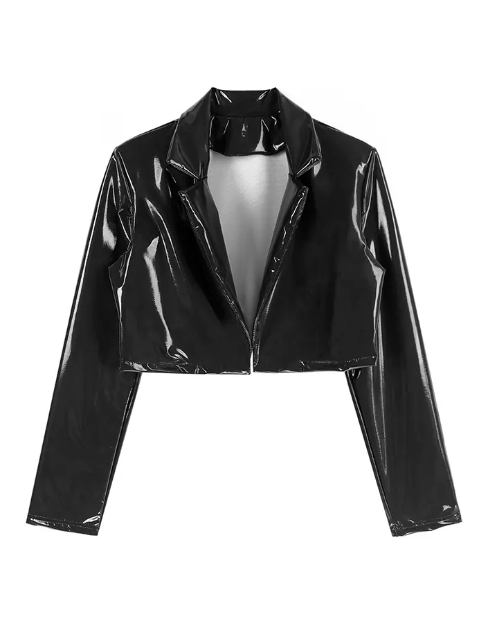 womens-black-faux-leather-short-racer-jacket-4 womens-black-faux-leather-short-racer-jacket