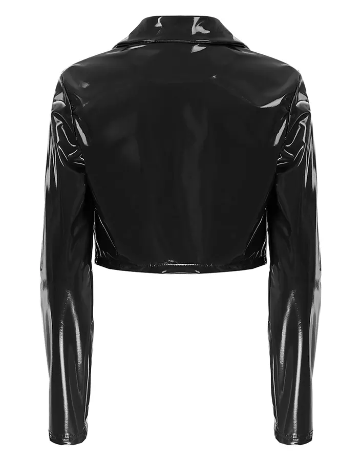 womens-black-faux-leather-short-racer-jacket-5 womens-black-faux-leather-short-racer-jacket