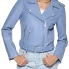 womens-blue-faux-leather-motorcycle-belted-jacket