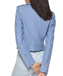 womens-blue-faux-leather-motorcycle-belted-jacket