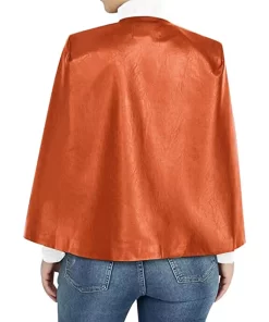 womens-brown-faux-leather-open-front-jacket